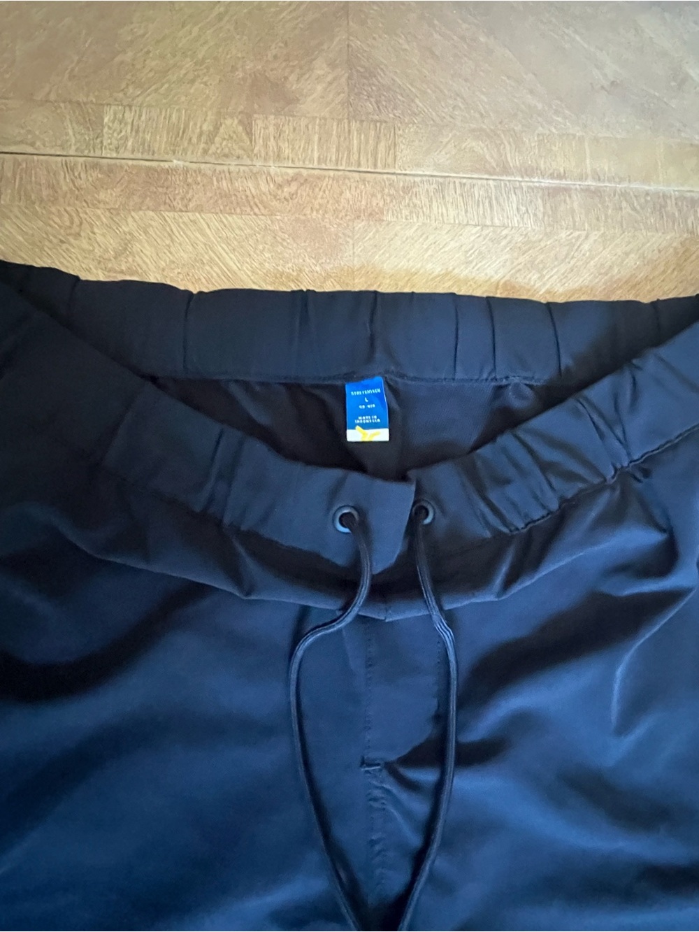π€ Old Navy Black Slim Jogger Menβs L | Zip Pocket | Ribbed Cuff | Clean - Picture 4 of 11